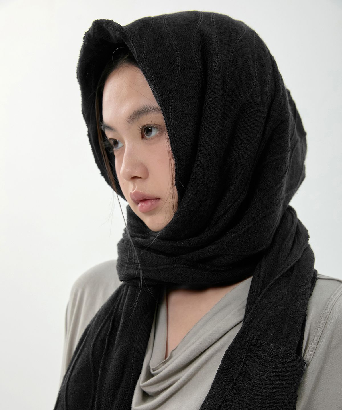 플레어업(FLAREUP) Hoodie Muffler (FL-750_Black)
