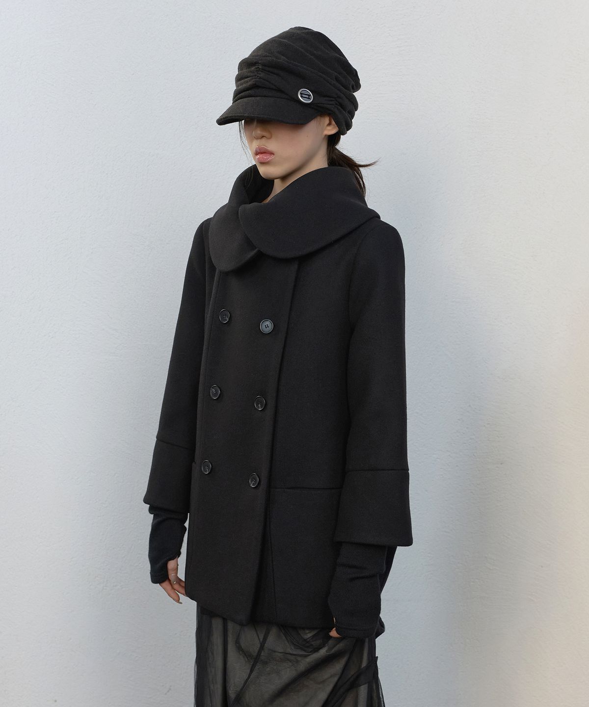 플레어업(FLAREUP) 2.Soyo Asymmetrical Cap (FL-744_Black)