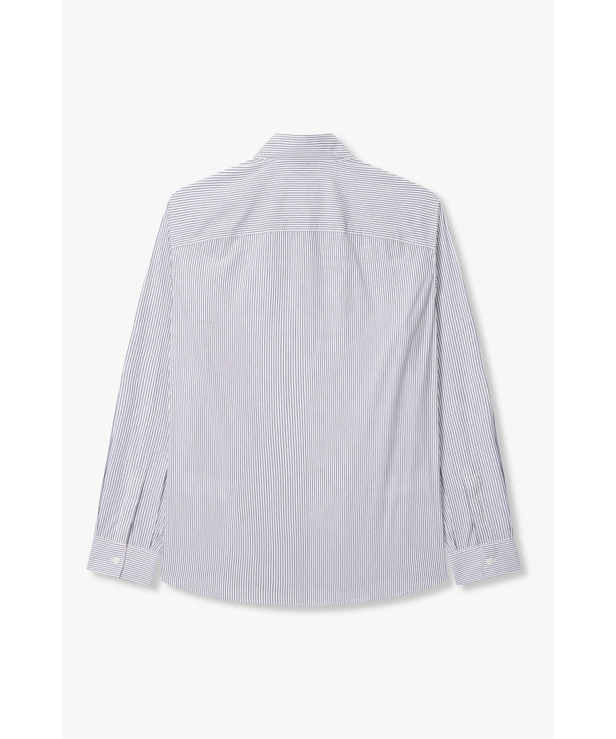 아르마니 익스체인지(ARMANI EXCHANGE) 남성 스트라이프 패턴 셔츠 _블루_A416320004