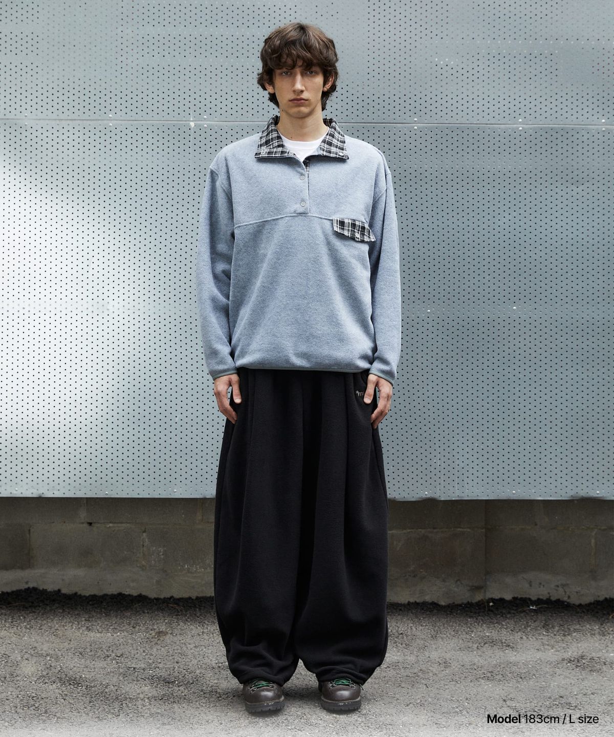 마하그리드(MAHAGRID) MAH FLEECE PANTS[BLACK]