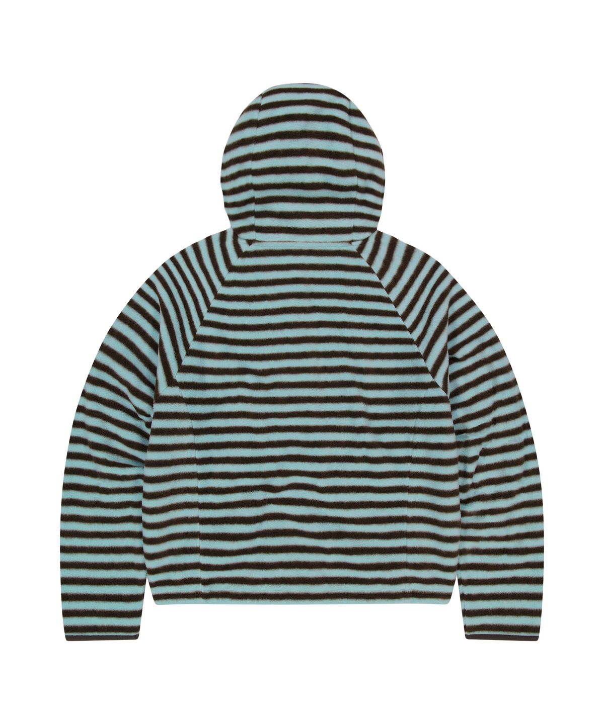 마하그리드(MAHAGRID) STRIPE HOODED FLEECE ZIP UP[MINT]