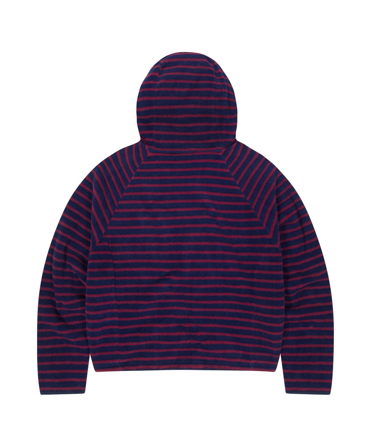 마하그리드(MAHAGRID) STRIPE HOODED FLEECE ZIP UP[NAVY]