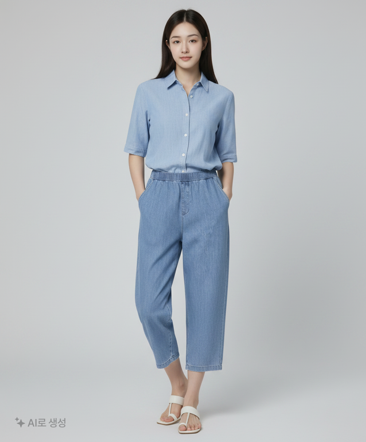 유니클로(UNIQLO) 청/데님 팬츠 M