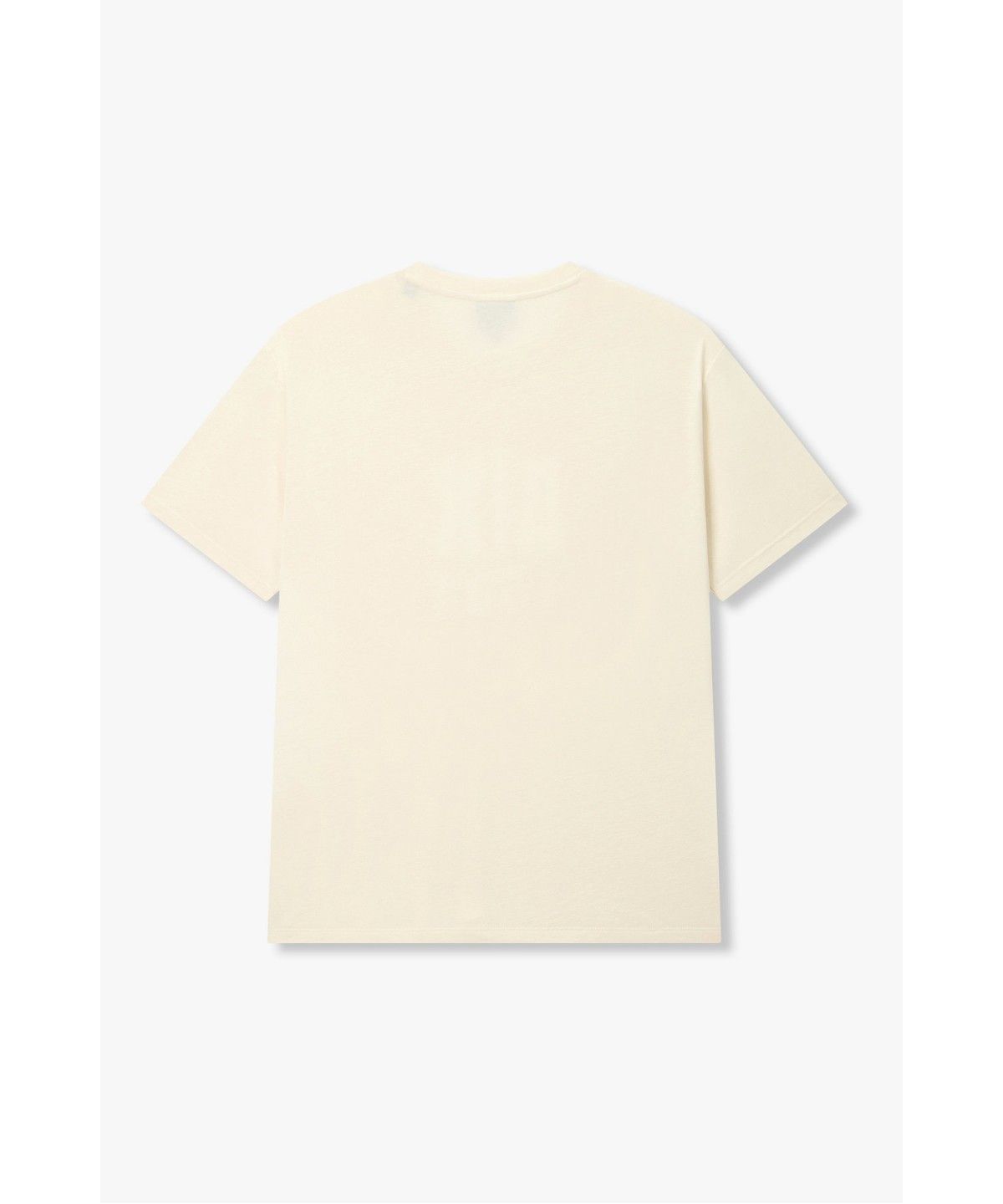 아르마니 익스체인지(ARMANI EXCHANGE) 남성 엠보 로고 숏 슬리브 티셔츠 _라이트 베이지_A416330003