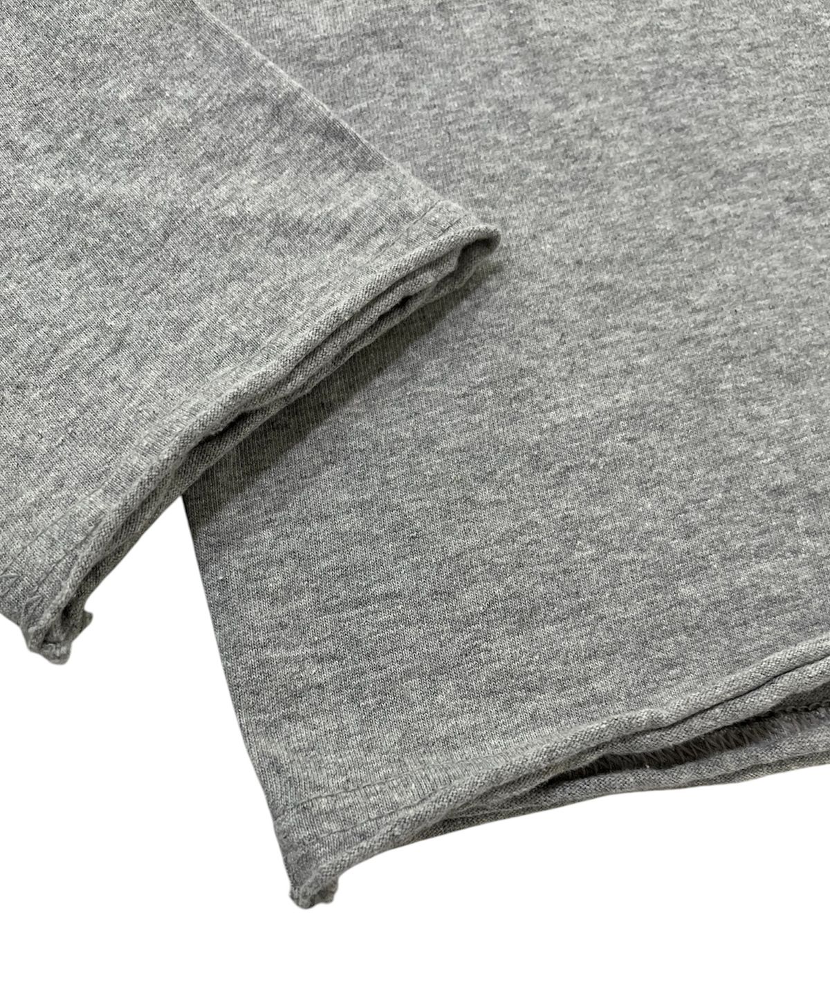 스케이터락(SK8ER ROCK) Race Patch Raw Edge T-Shirt (Melange gray)