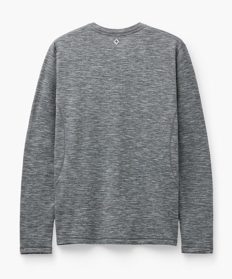 ZERO 기모 베이스레이어 티셔츠_Charcoal Gray