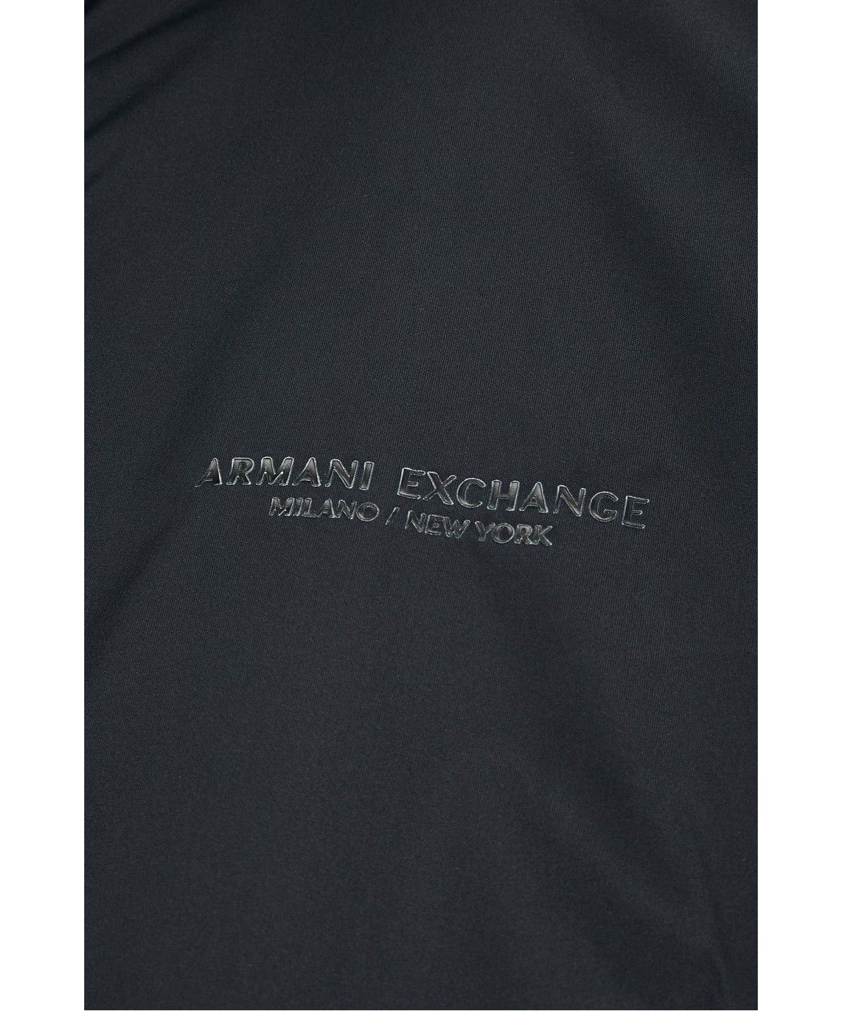아르마니 익스체인지(ARMANI EXCHANGE) 남성 미니 로고 스트레치 나일론 자켓 _블랙_A416310103