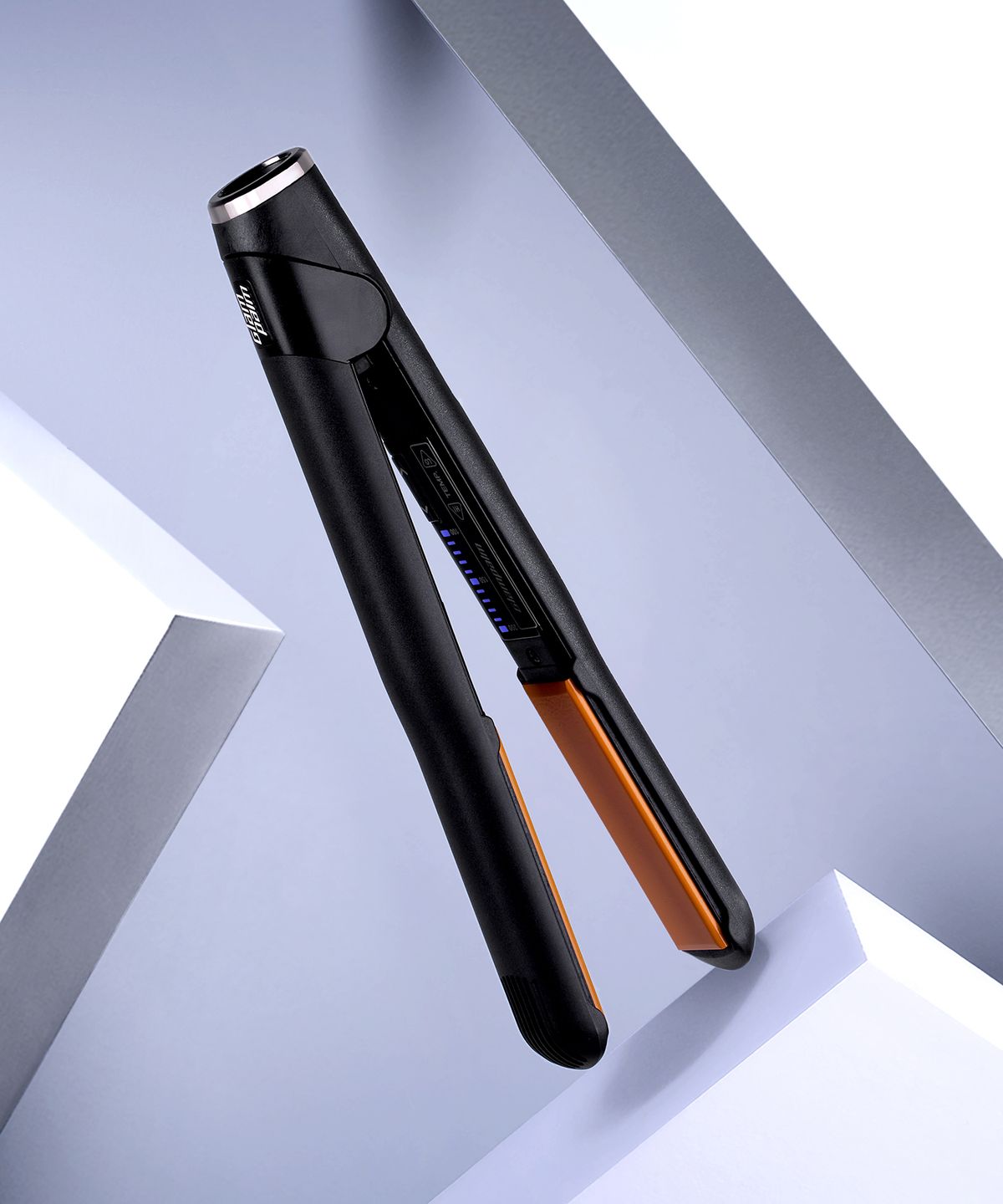 글램팜(GLAMPALM) GP201 글램뮤즈 클래식 플랫 고데기 + 화이트 헤어오일123ml + 스냅파우치 세트