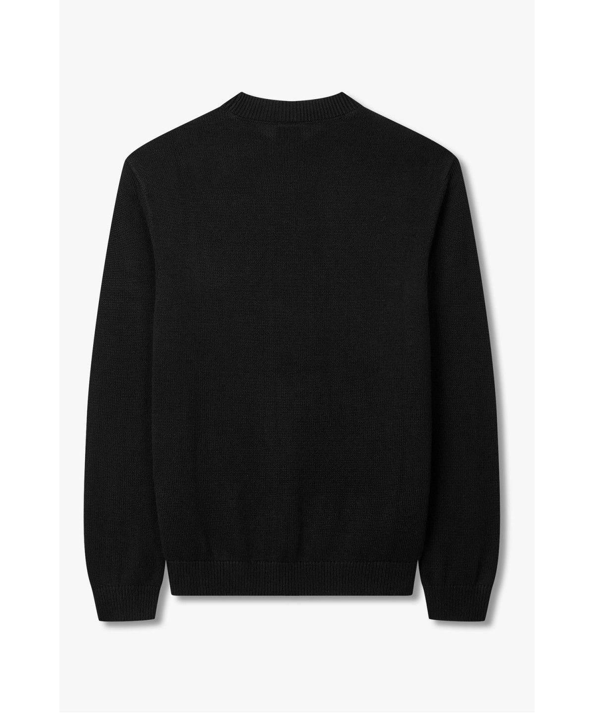 아르마니 익스체인지(ARMANI EXCHANGE) 남성 울 블렌드 크루넥 니트 풀오버 _블랙_A416332001