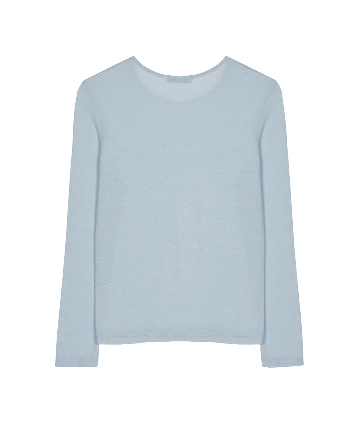 닉앤니콜(NICK&NICOLE) SHEER ROUND LONG SLEEVE TOP_SORA