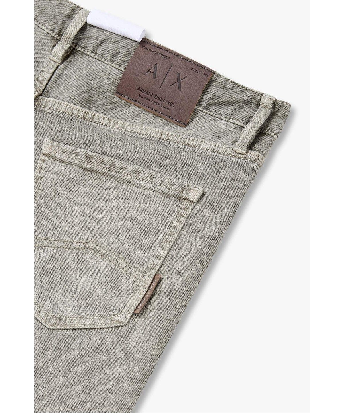 아르마니 익스체인지(ARMANI EXCHANGE) 남성 스트레치 슬림 핏 데님 팬츠 _라이트 카키_A416340006