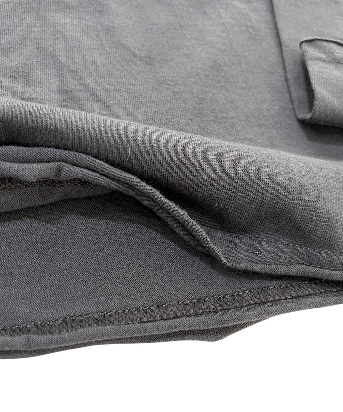 스케이터락(SK8ER ROCK) Race Patch Raw Edge T-Shirt (Dark gray)