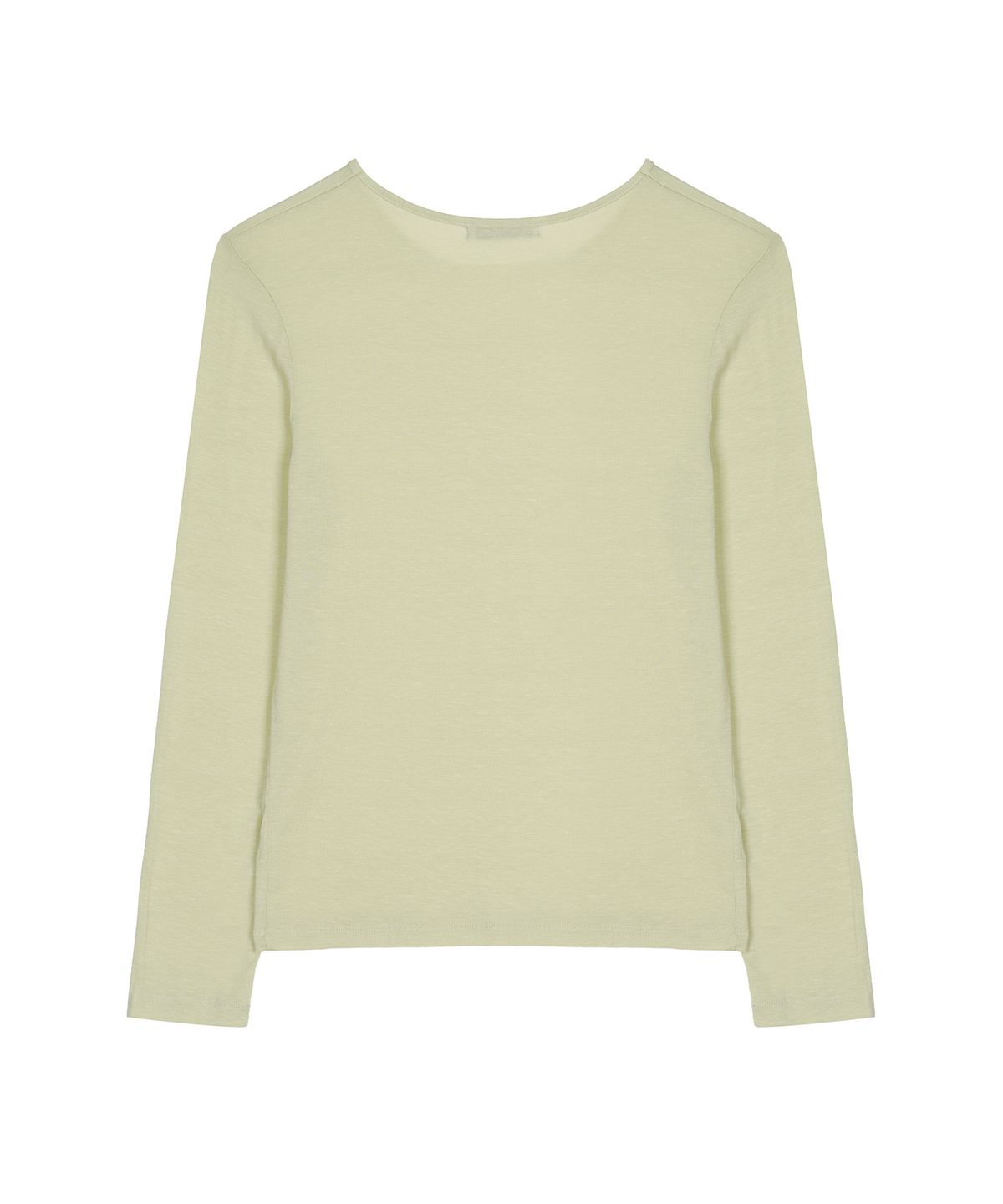 닉앤니콜(NICK&NICOLE) SHEER ROUND LONG SLEEVE TOP_MINT
