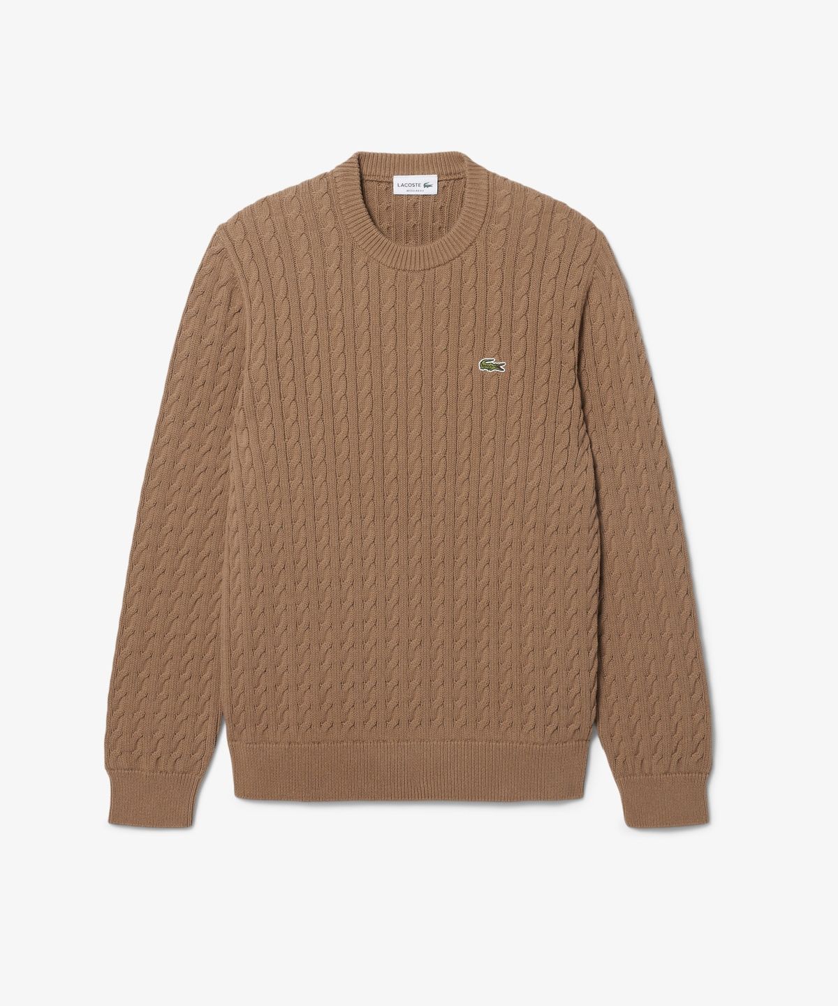 라코스테(LACOSTE) 남성 코튼 케이블 크루넥 풀오버 AH7627-56N UQW