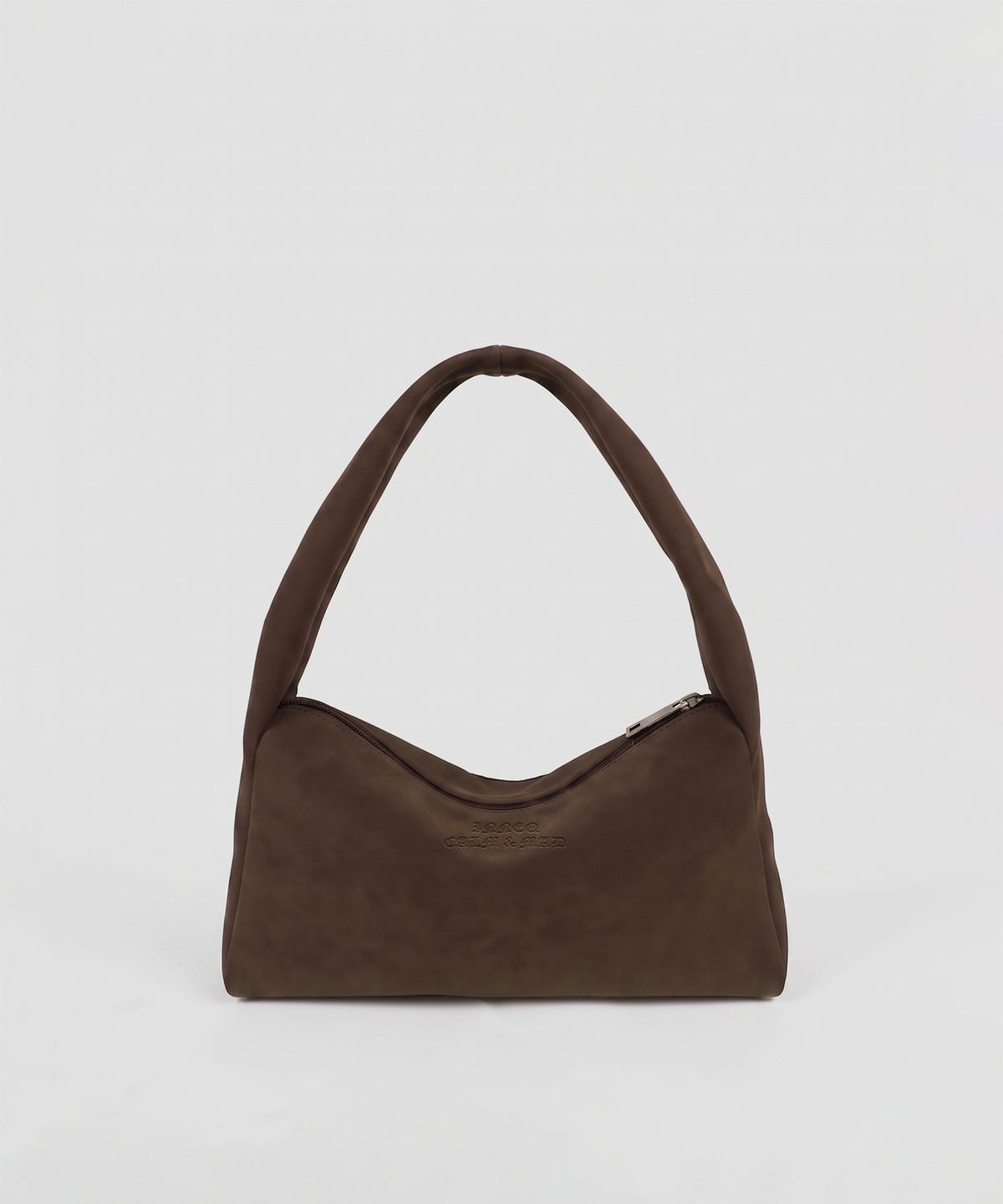 이네크(INNEQ) taeri tote_suede brown_lettering