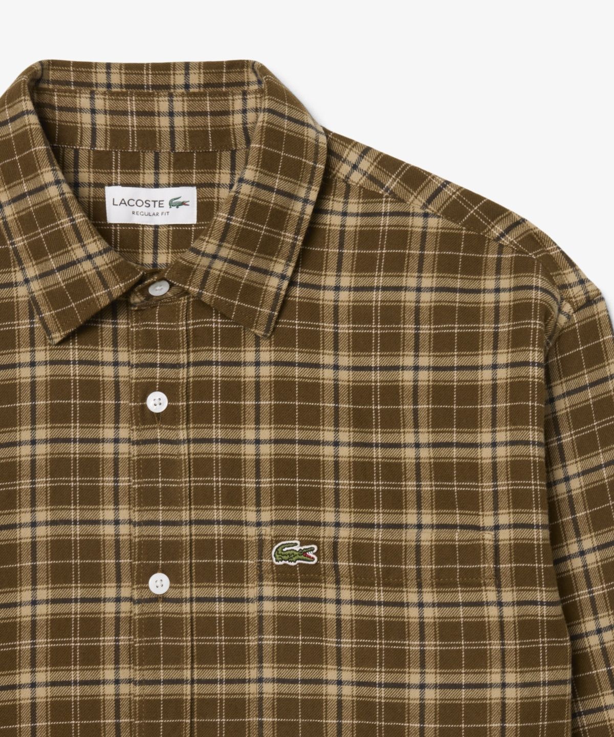 라코스테(LACOSTE) 남성 플란넬 멀티 체크 셔츠 CH3798-56N T2S