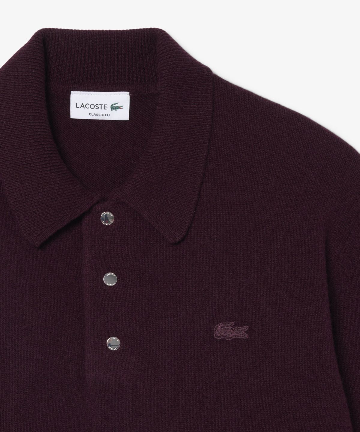 라코스테(LACOSTE) 남성 스냅버튼 스웨터 폴로셔츠 AH8593-56N 3KE
