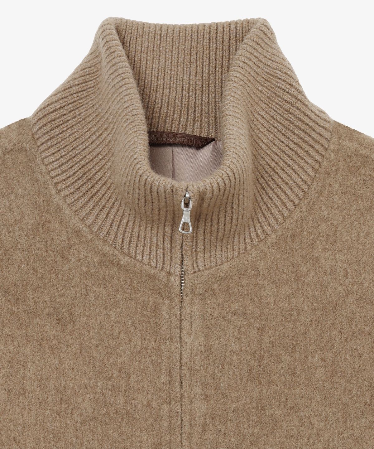 라코스테(LACOSTE) 여성 하이넥 니트 숏 핸드메이드 코트 BF601E-56N 02S