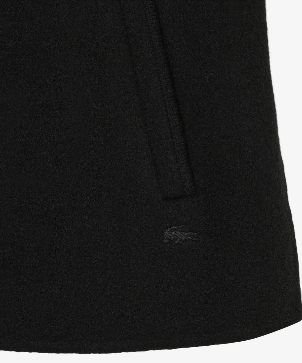 라코스테(LACOSTE) 여성 하이넥 니트 숏 핸드메이드 코트 BF601E-56N 031