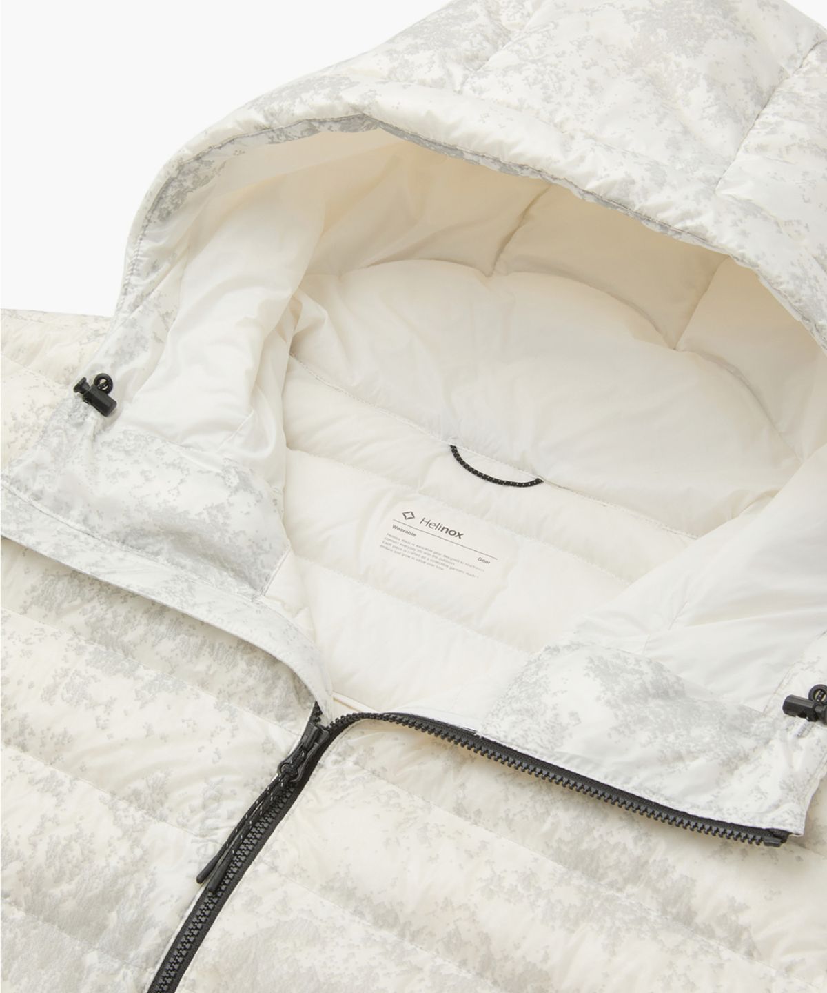 헬리녹스 웨어(HELINOX WEAR) ZERO 리플렉티브 팩 후드 다운 자켓_White