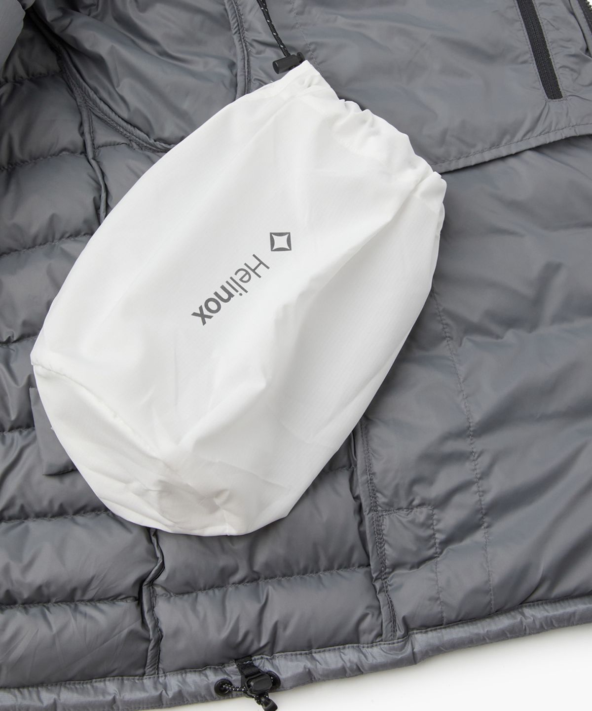 헬리녹스 웨어(HELINOX WEAR) ZERO 라이트 팩 다운 자켓_Gray