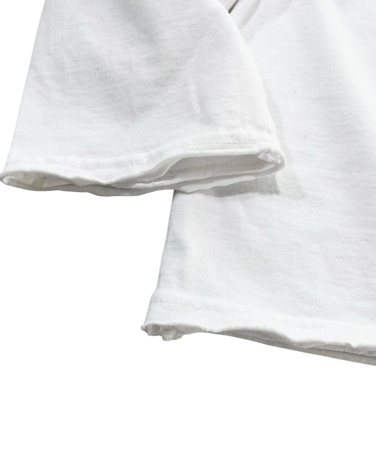 스케이터락(SK8ER ROCK) Race Patch Raw Edge T-Shirt (White)