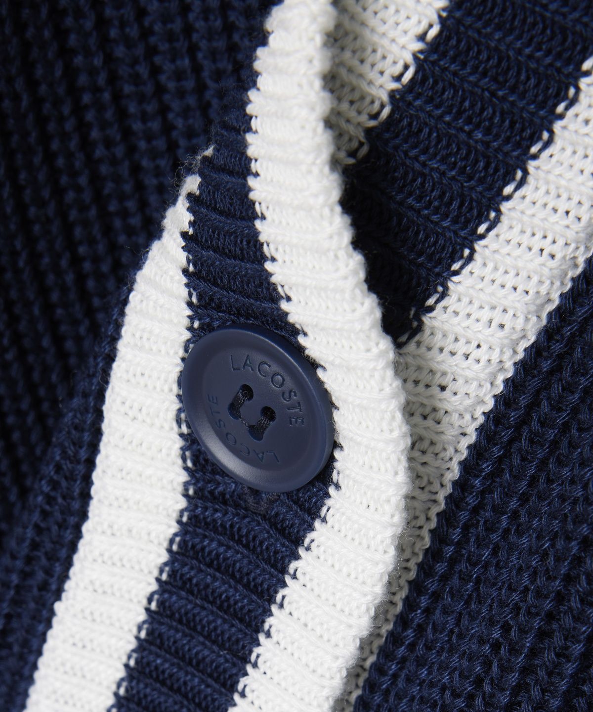 라코스테(LACOSTE) 여성 골프 조직감 버튼 가디건 AF6789-56N HHW