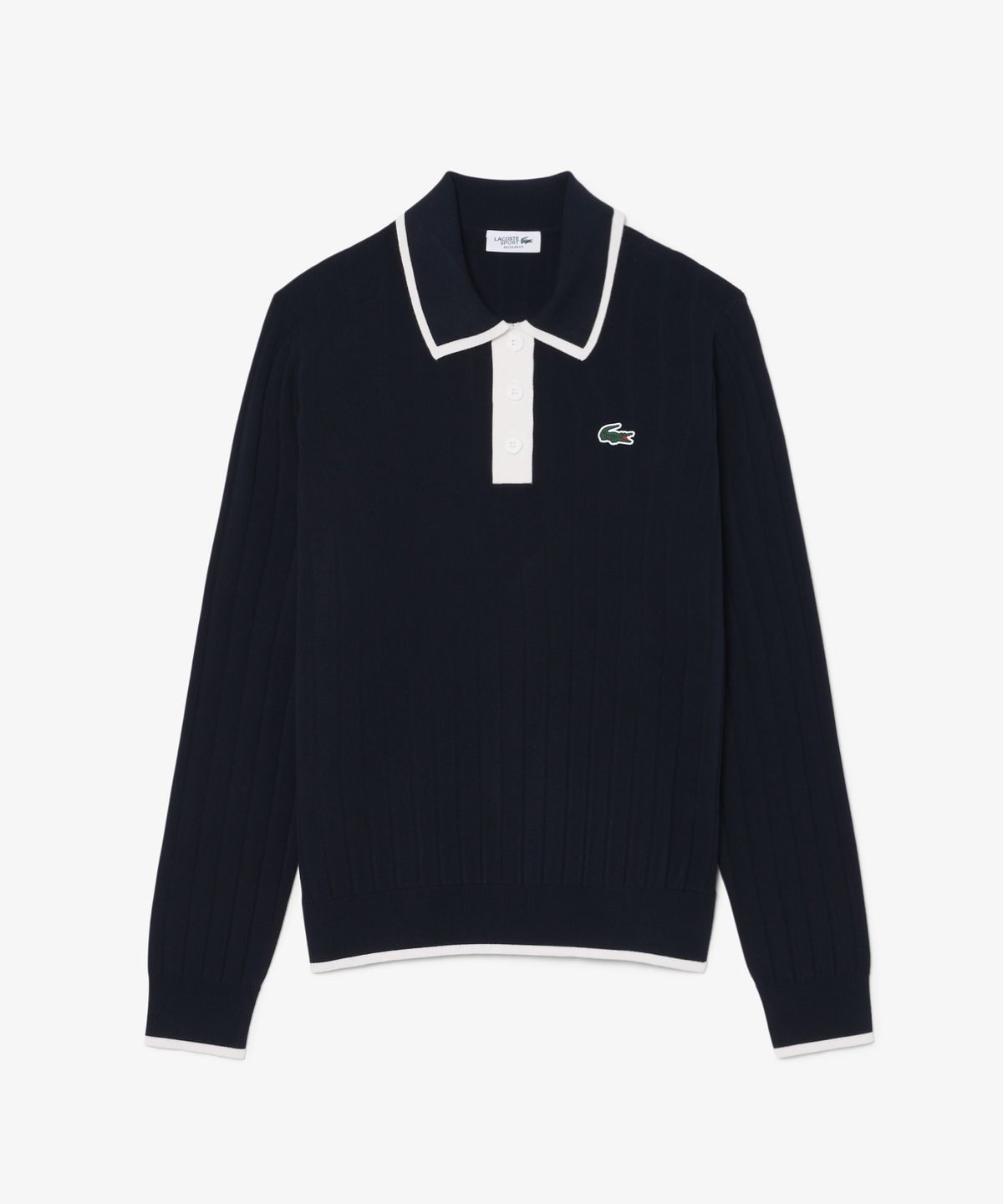 라코스테(LACOSTE) 여성 골프 조직감 폴로 스웨터 AF8544-56N HHW