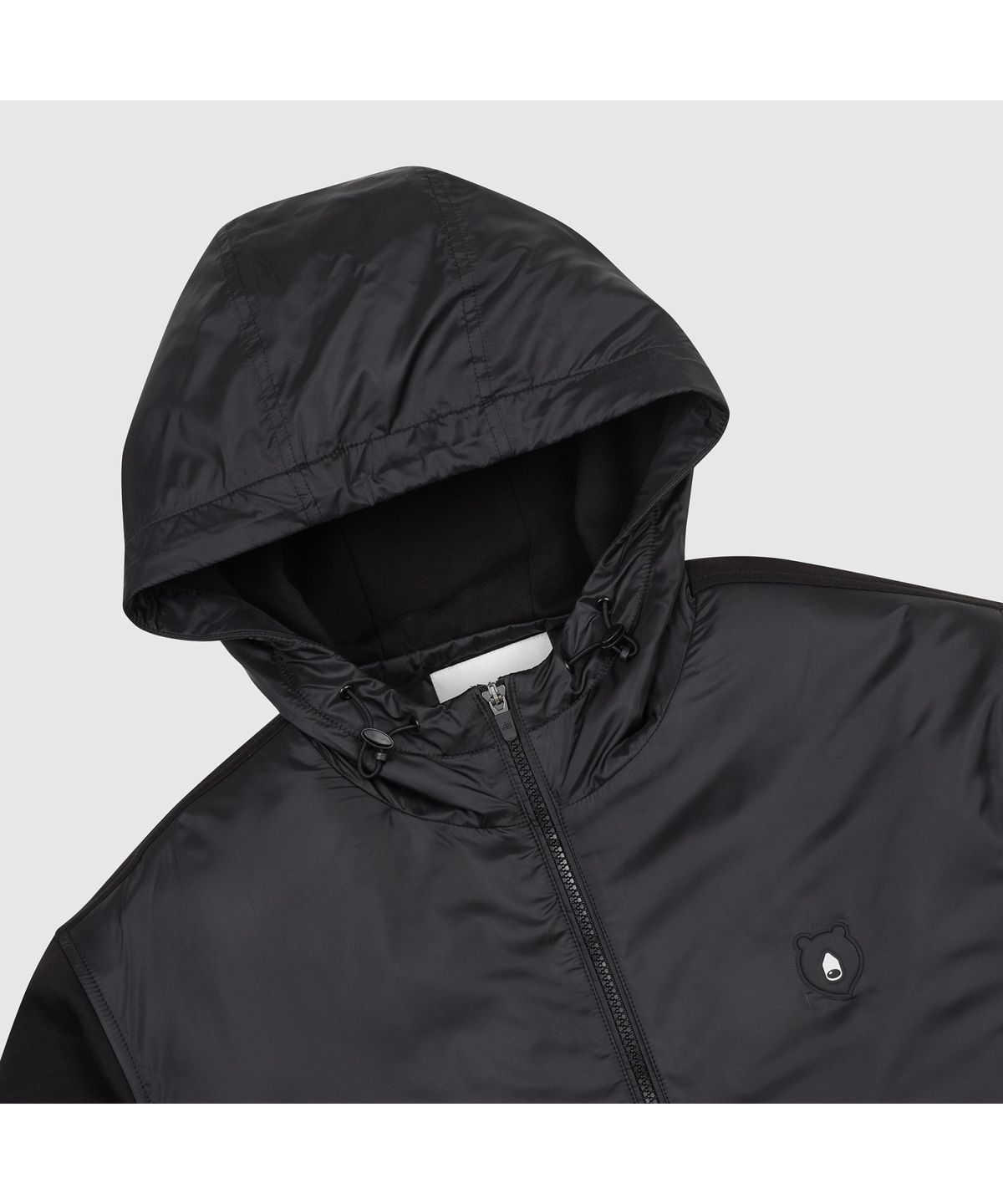 골든베어(GOLDEN BEAR) (남성) Ponte Woven Hybrid Hood Zip-up G4UAW26004BKX