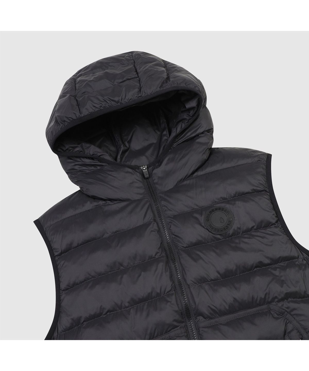 골든베어(GOLDEN BEAR) (남성) Light-weight Padded Hood Vest G4VAW26501BKX