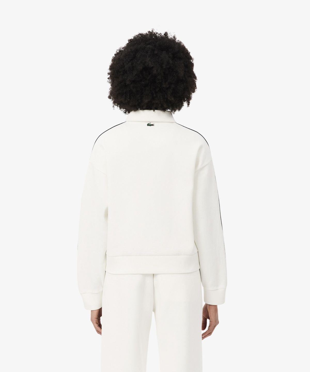 라코스테(LACOSTE) 여성 테니스 헤리티지 집업 스웻셔츠 SF6822-56N EV0