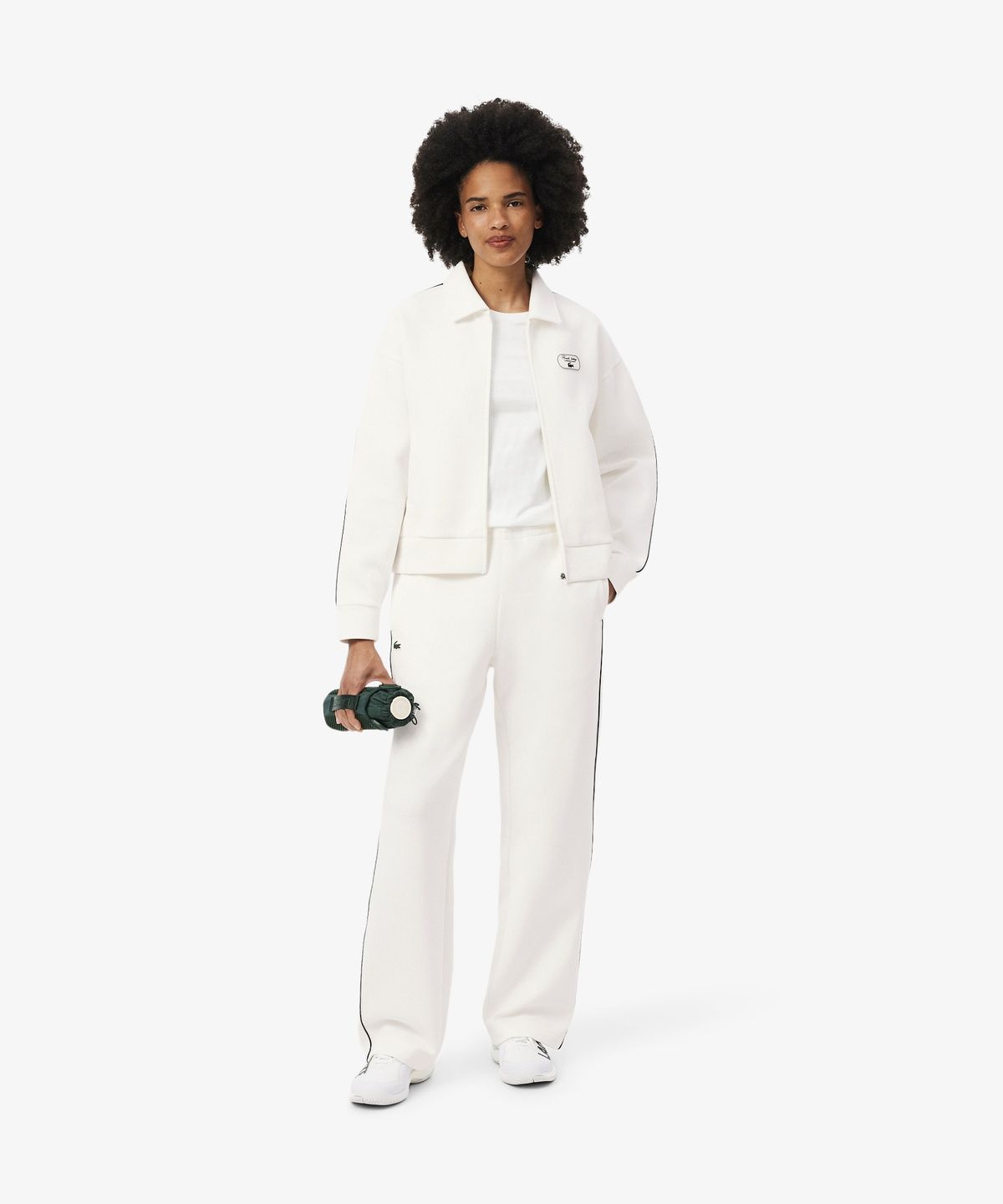 라코스테(LACOSTE) 여성 테니스 헤리티지 집업 스웻셔츠 SF6822-56N EV0