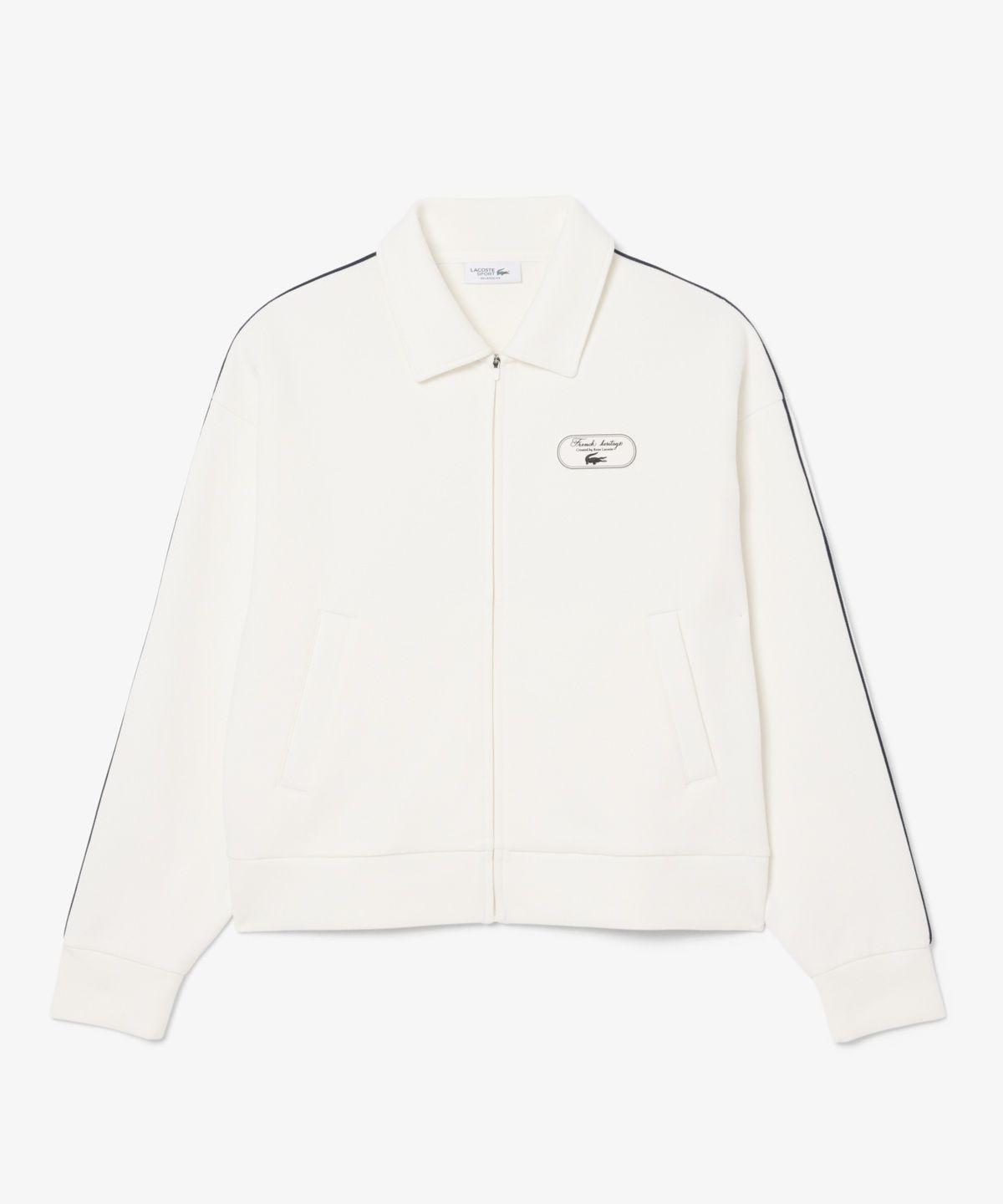 라코스테(LACOSTE) 여성 테니스 헤리티지 집업 스웻셔츠 SF6822-56N EV0