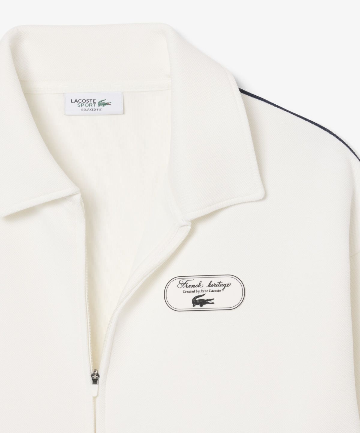라코스테(LACOSTE) 여성 테니스 헤리티지 집업 스웻셔츠 SF6822-56N EV0