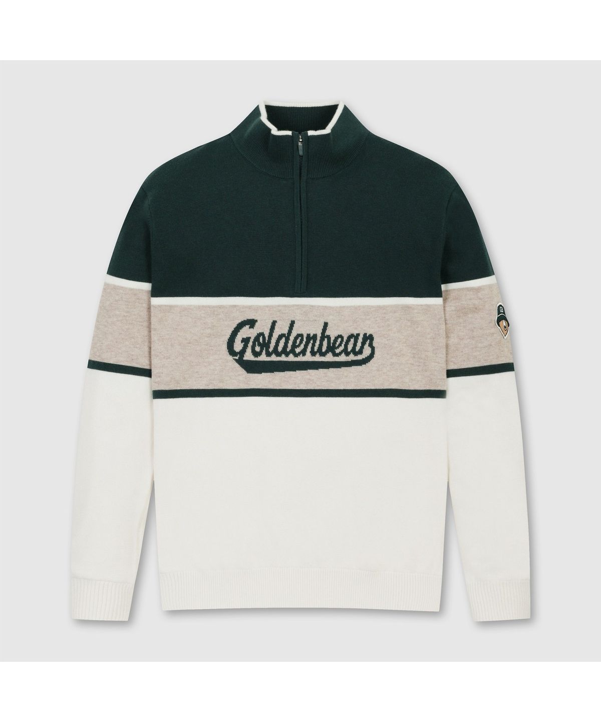 골든베어(GOLDEN BEAR) (남성) Half Zip Border Pullover G4WAW26201GRX