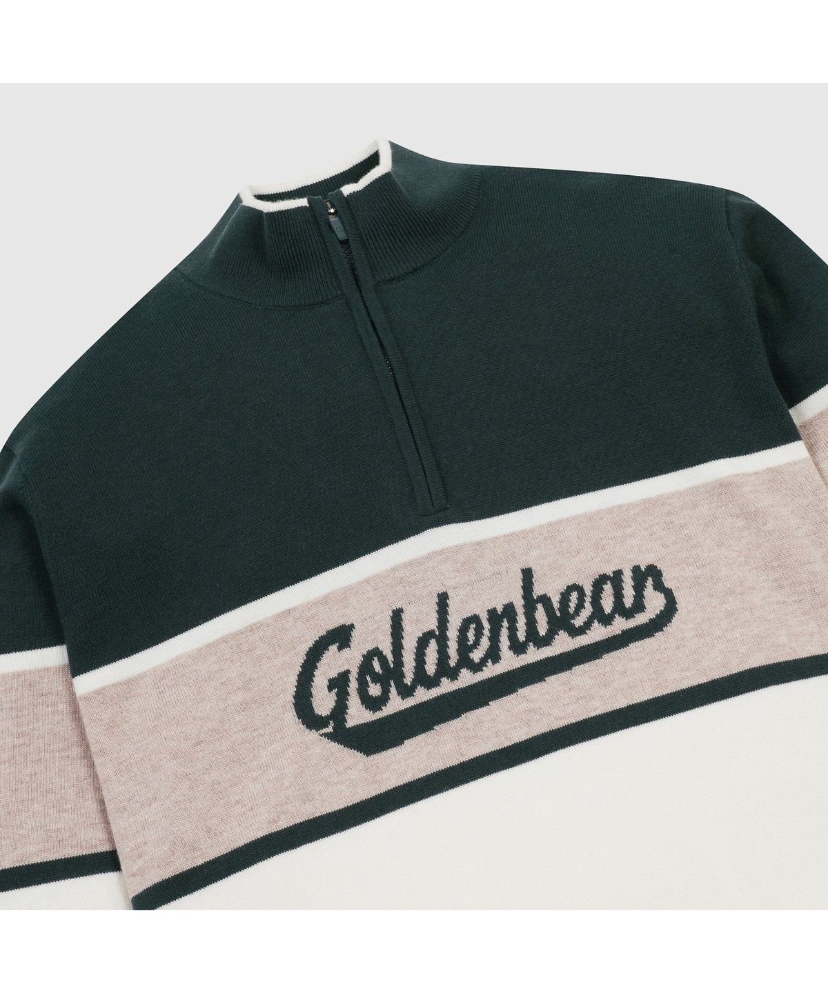 골든베어(GOLDEN BEAR) (남성) Half Zip Border Pullover G4WAW26201GRX