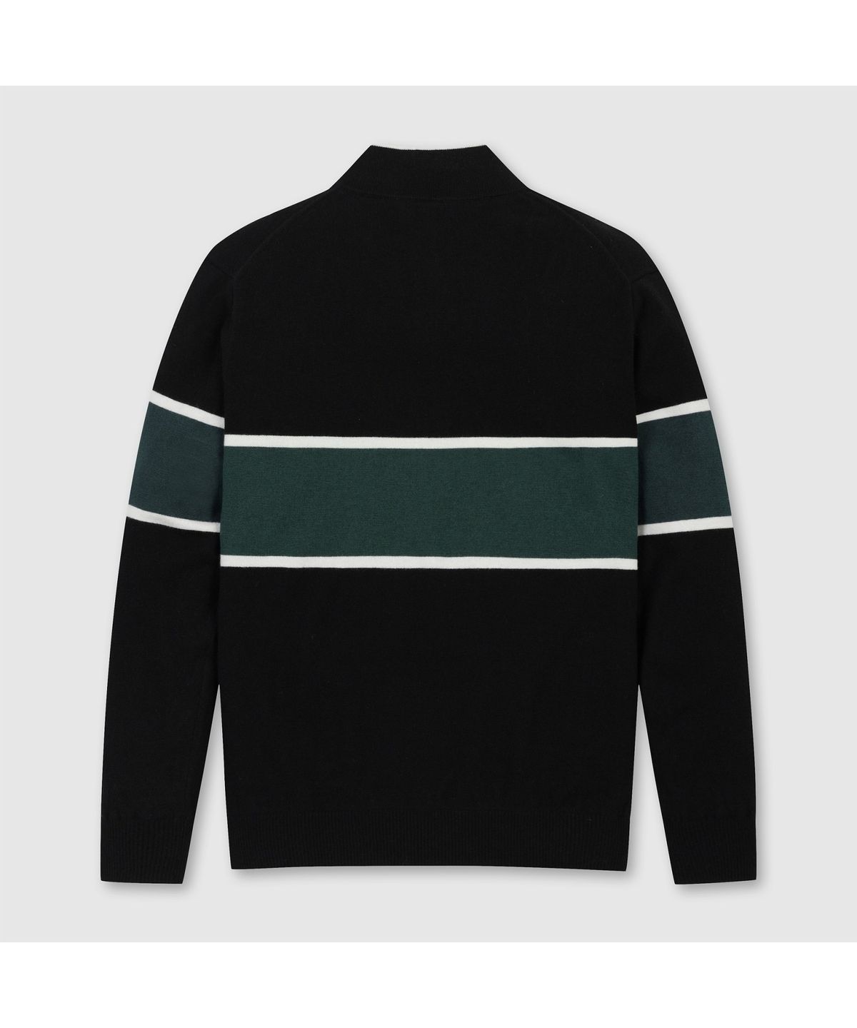 골든베어(GOLDEN BEAR) (남성) Half Zip Border Pullover G4WAW26201BKX