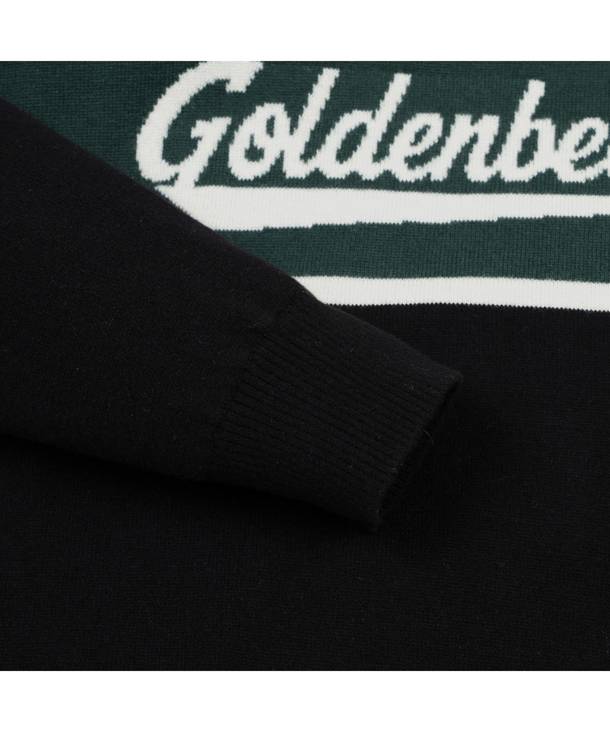 골든베어(GOLDEN BEAR) (남성) Half Zip Border Pullover G4WAW26201BKX