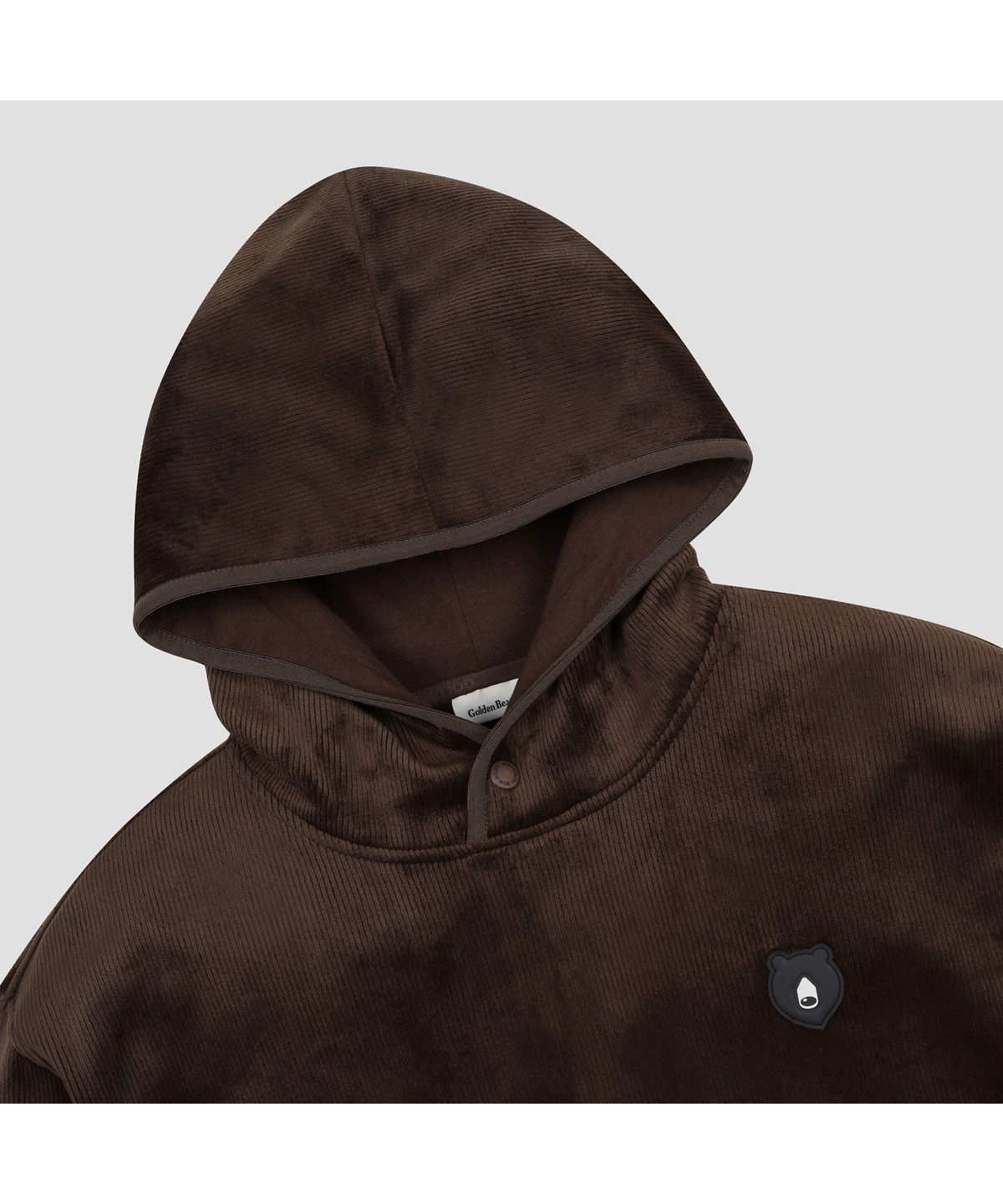 골든베어(GOLDEN BEAR) (남성) Jersey Corduroy Hood Pullover G4TAW26205BRX