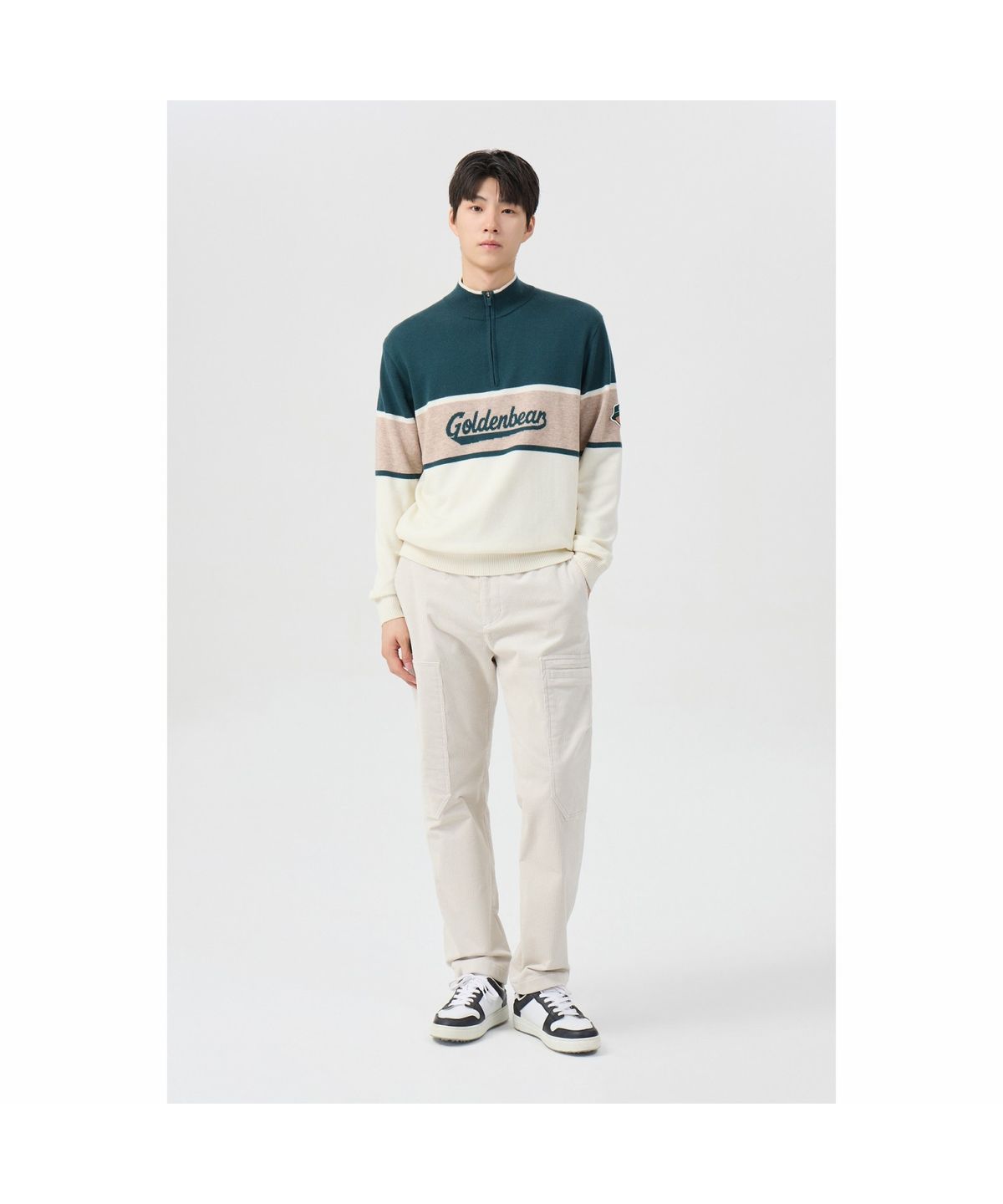 골든베어(GOLDEN BEAR) (남성) Corduroy Tapered Pants G4PAW26201IVX