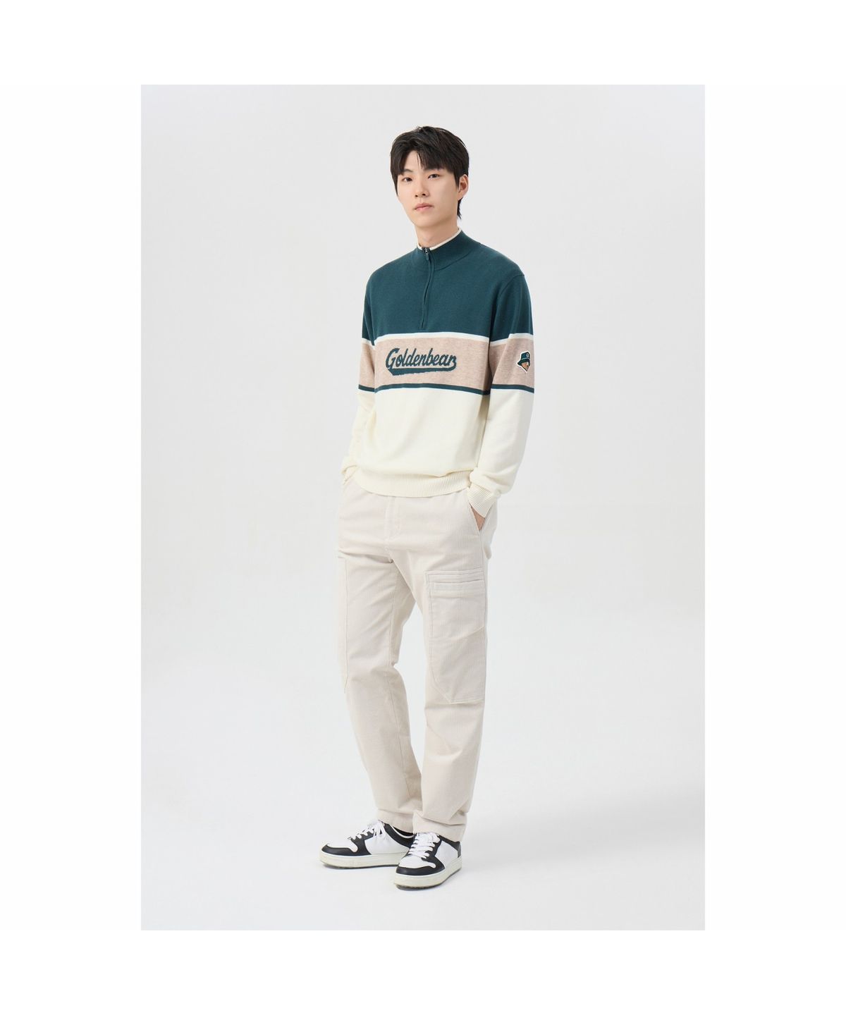 골든베어(GOLDEN BEAR) (남성) Corduroy Tapered Pants G4PAW26201IVX