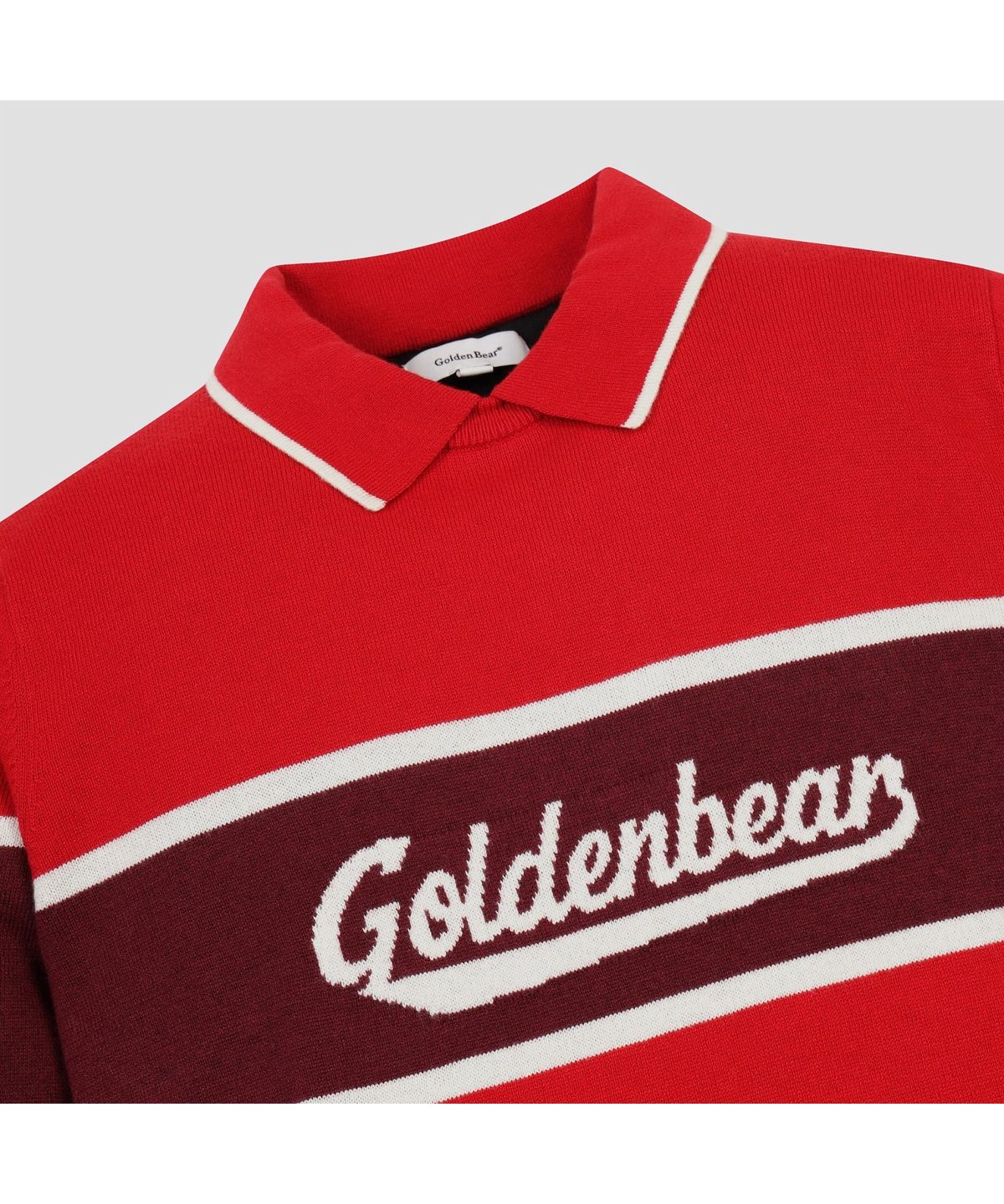 골든베어(GOLDEN BEAR) (여성) Border Stripe Collar Sweater G5WAW26201WIX