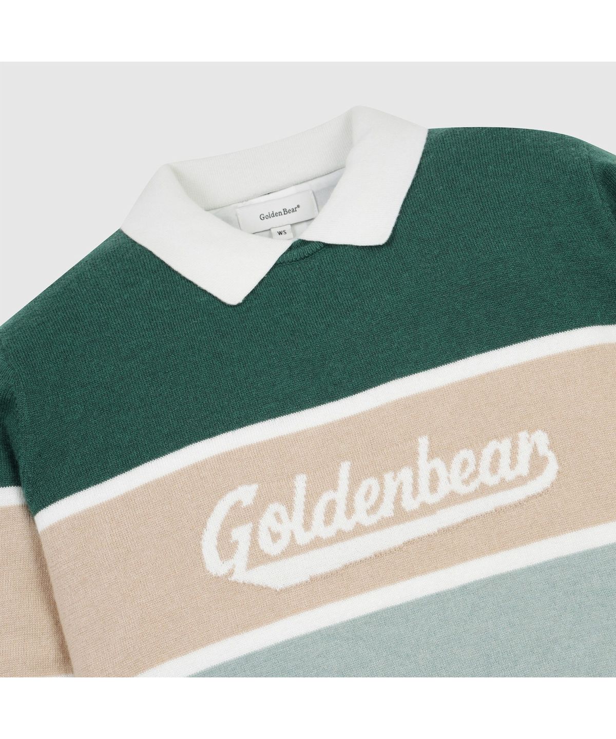 골든베어(GOLDEN BEAR) (여성) Border Stripe Collar Sweater G5WAW26201MIX
