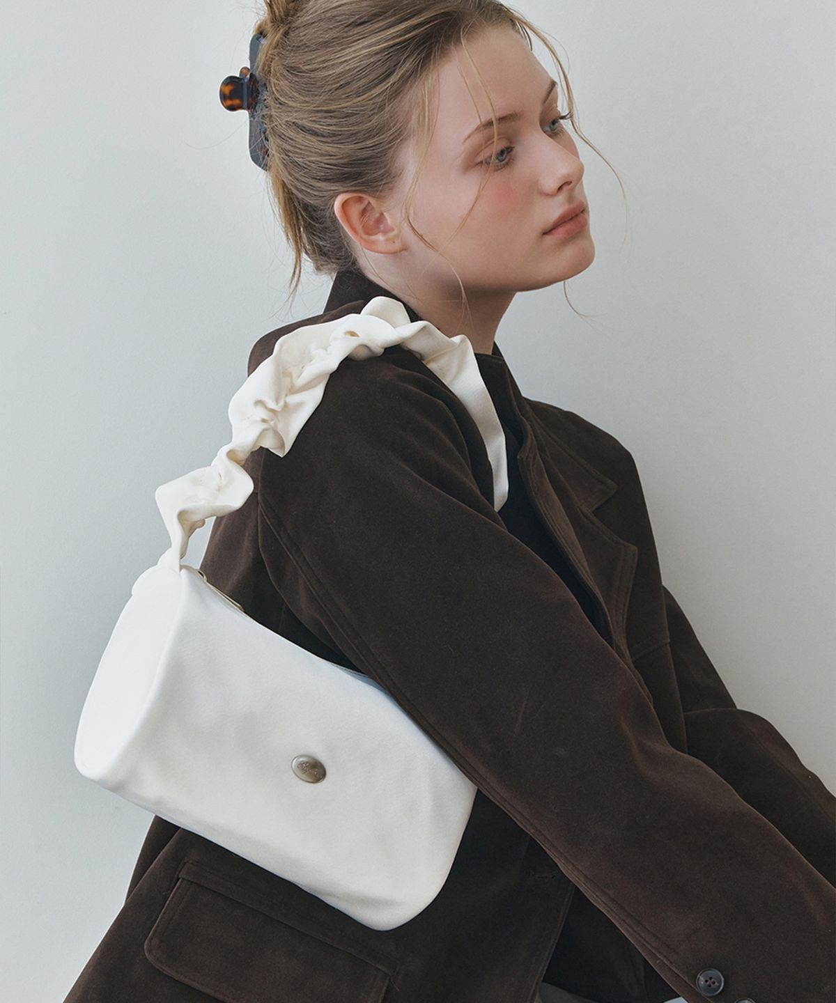 앵브록스(ENGBROX) pure mini shirring bag_3 colors