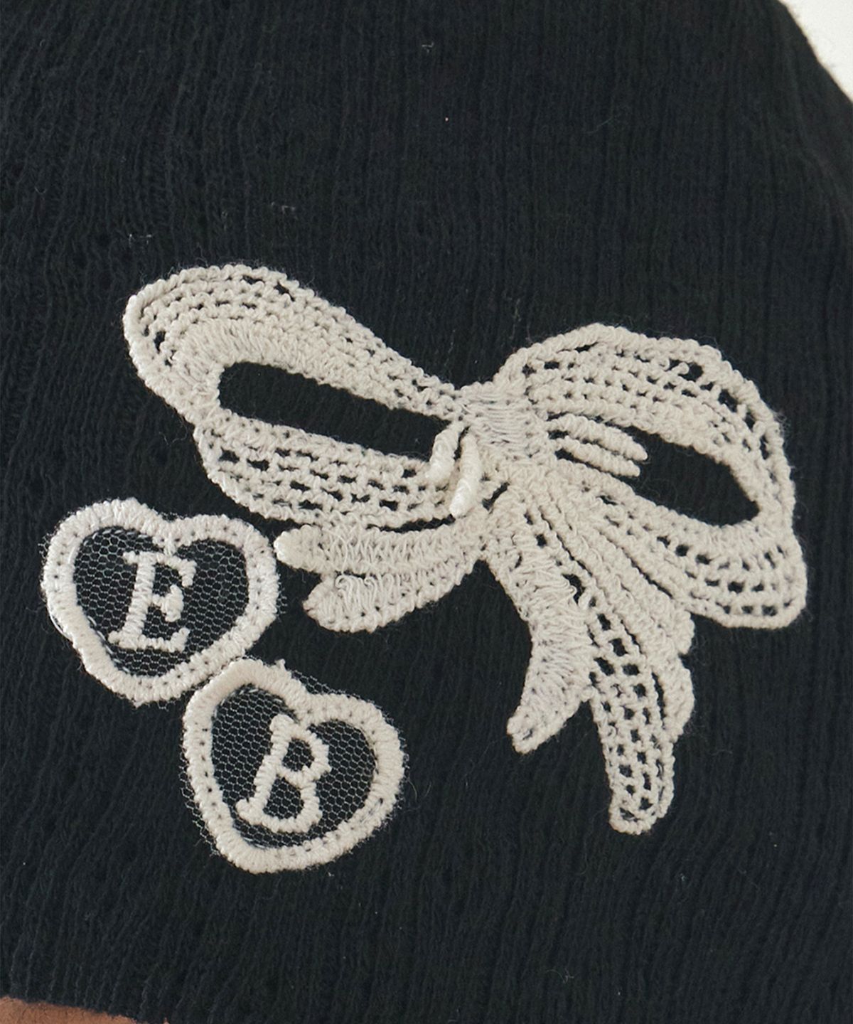 앵브록스(ENGBROX) amour lace ribbon beanie