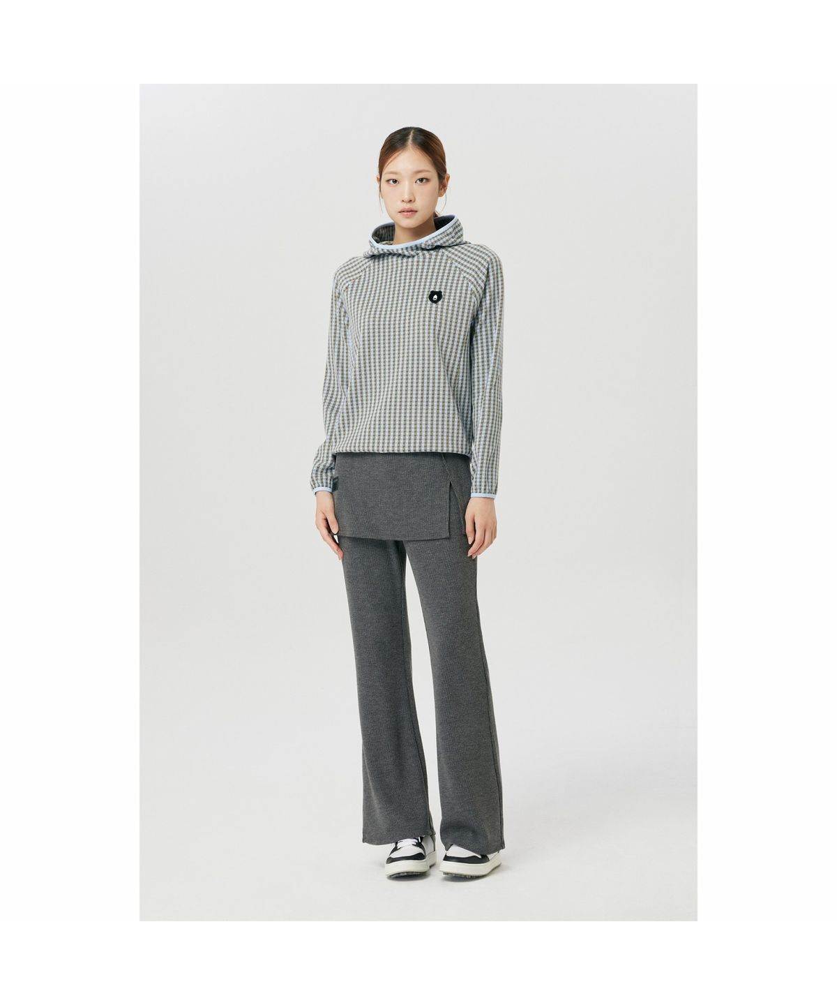 골든베어(GOLDEN BEAR) (여성) Wrapped Skirt Jersey Pants (SET UP) G5PAW26204DGX