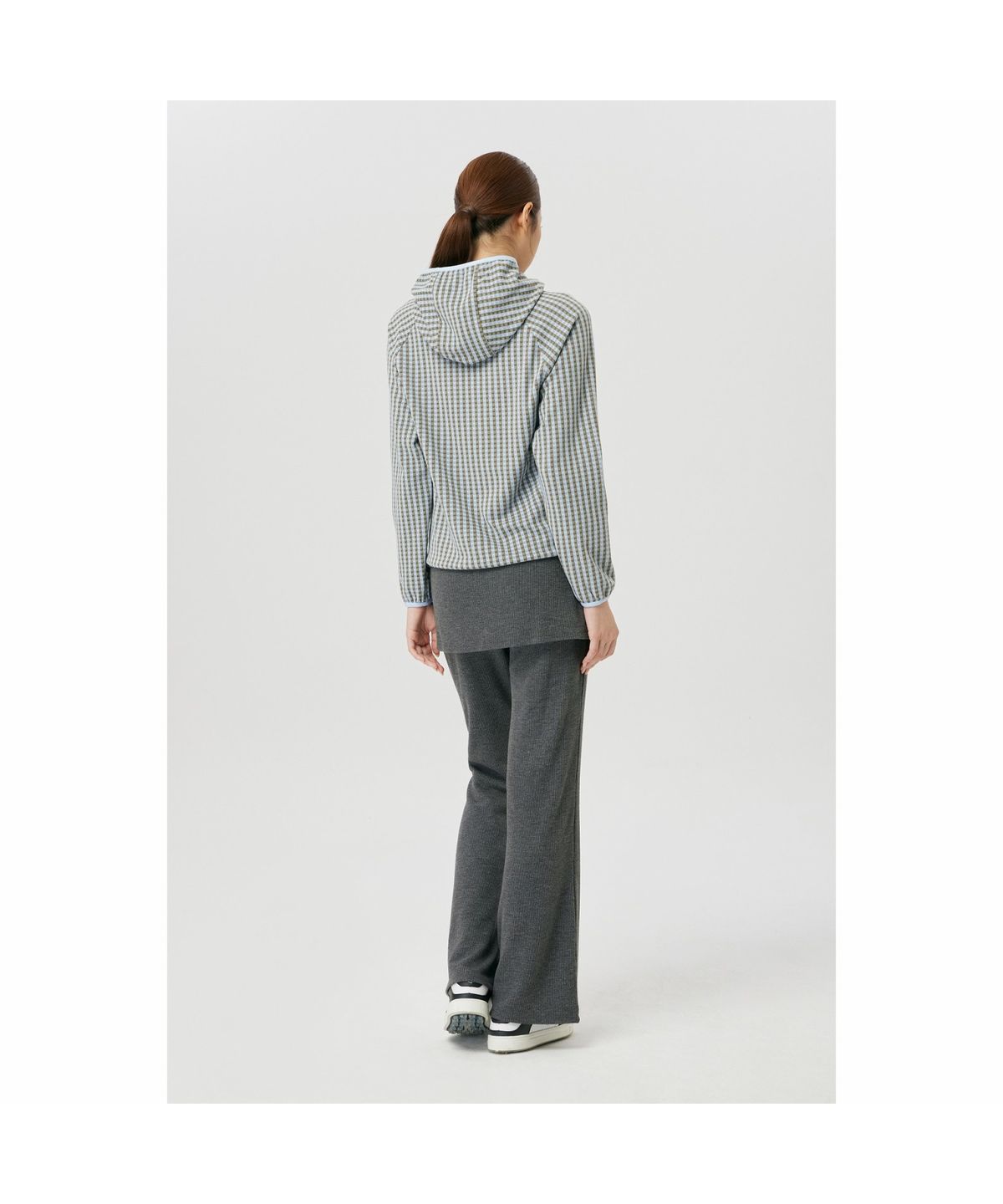 골든베어(GOLDEN BEAR) (여성) Wrapped Skirt Jersey Pants (SET UP) G5PAW26204DGX