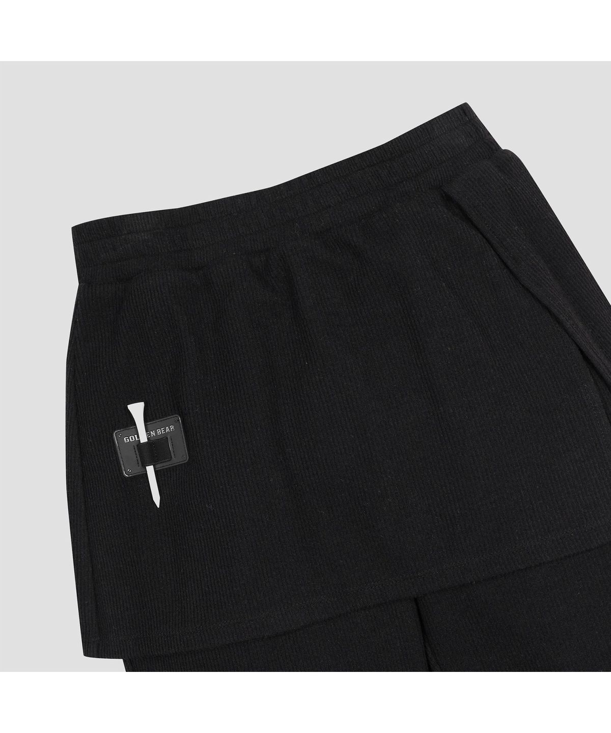 골든베어(GOLDEN BEAR) (여성) Wrapped Skirt Jersey Pants (SET UP) G5PAW26204BKX