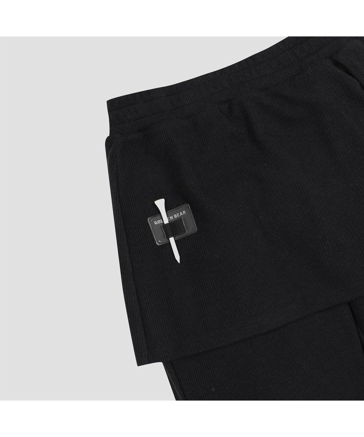 골든베어(GOLDEN BEAR) (여성) Wrapped Skirt Jersey Pants (SET UP) G5PAW26204BKX