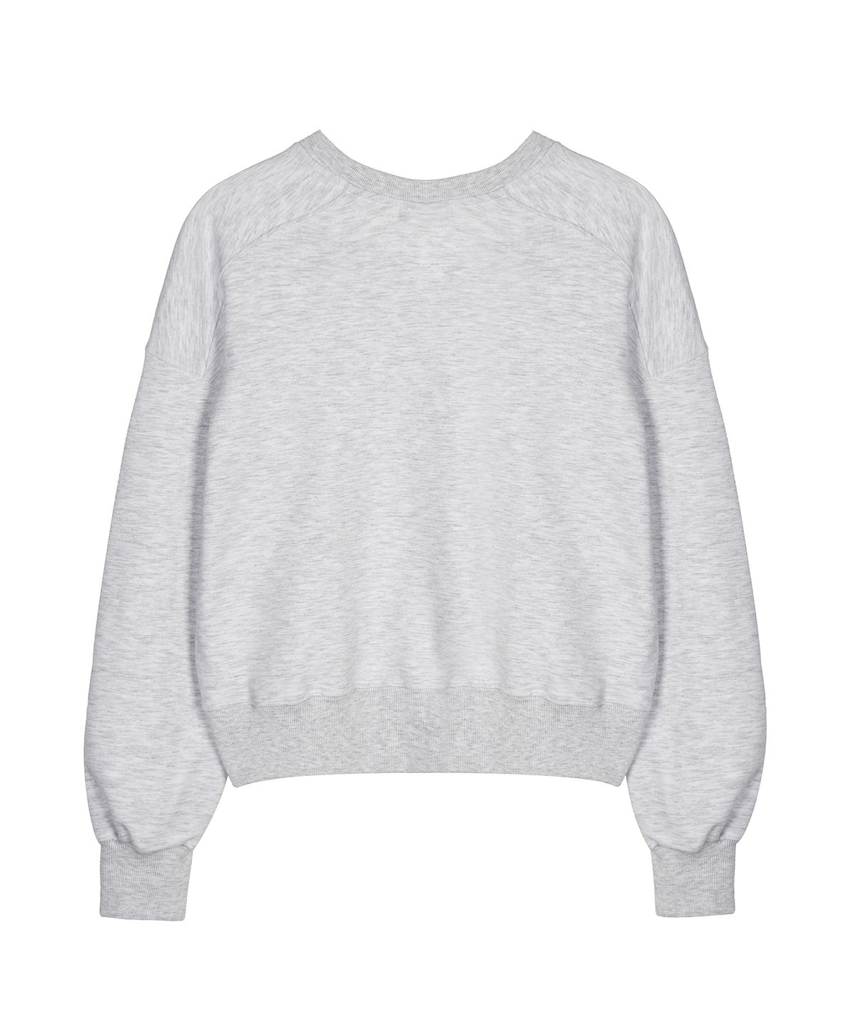 닉앤니콜(NICK&NICOLE) NICOLE LOGO V-NECK SWEATSHIRT_MELANGE